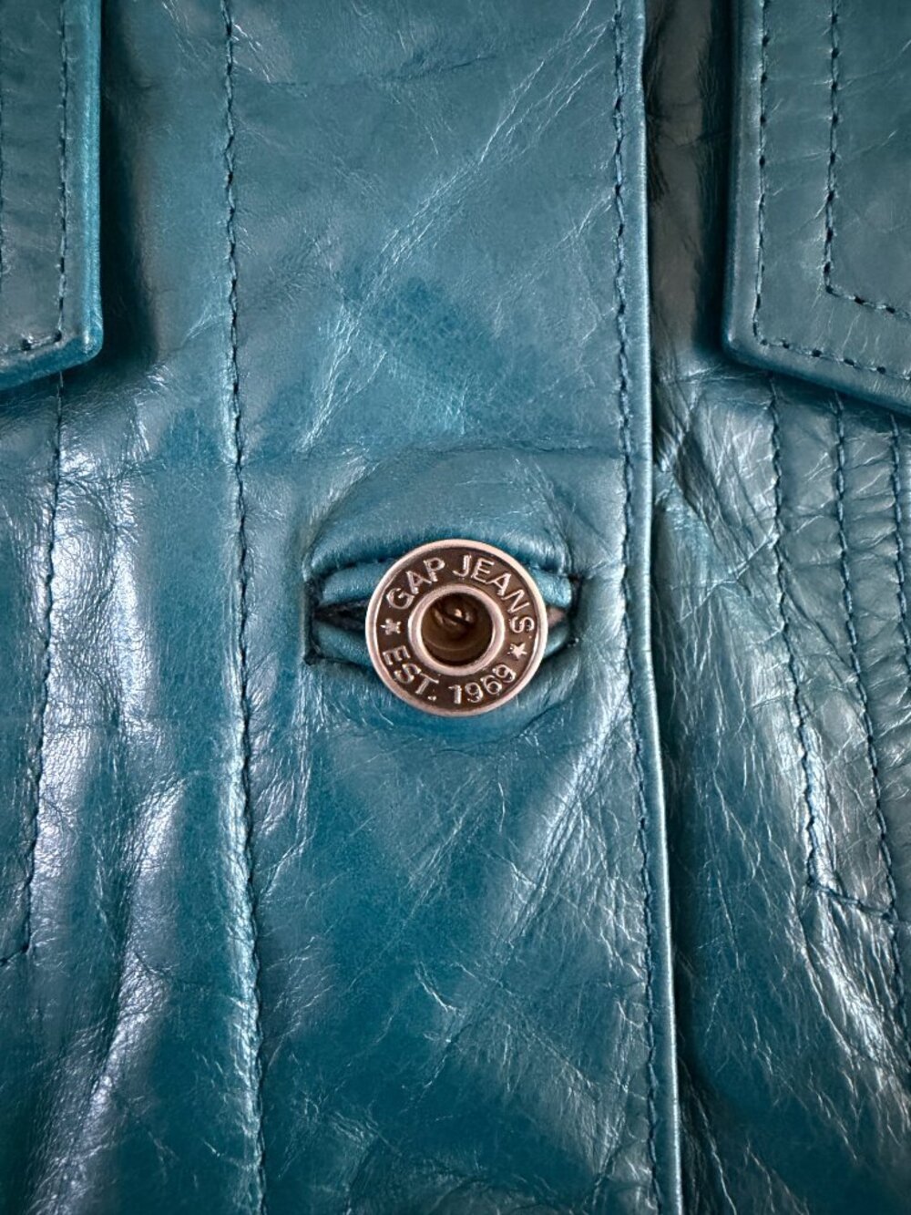 GAP Leather Jacket - Picture 3 of 6